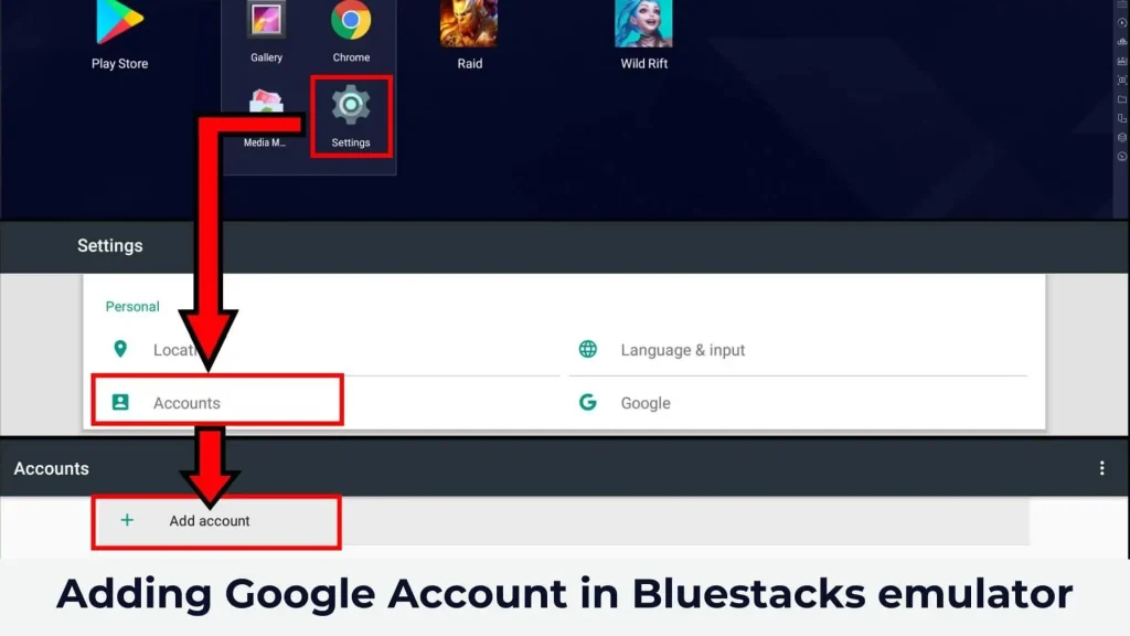 Bluestacks emulator