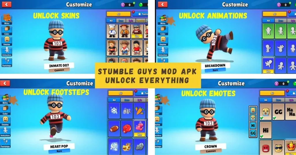 stumble guy mod apk unlocked everything