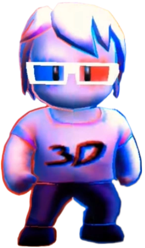 3D Gal skins stumble guys