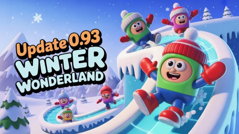 Stumble Guys Update 0.93 Winter Wonderland new features